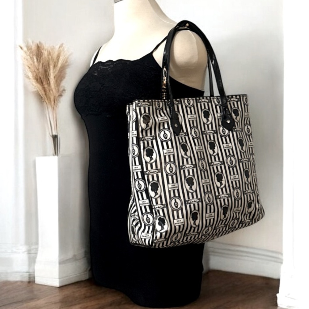 LULU GUINNESS Silhouette Patterned Tote Bag